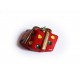 1x Geschenk mit Schleife Weihnachts Anhänger ca. 22x22x8mm Resin Schmuckanhänger - Schmuckzubehör Weihnachten