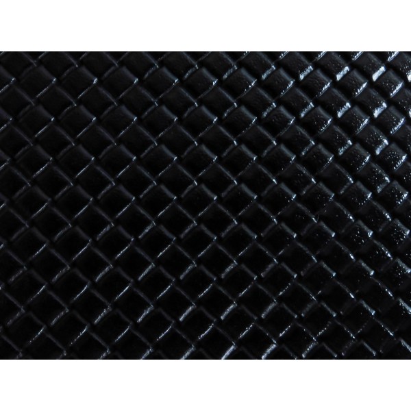 1 Bogen schwarzes PU-Leder 30x21cm Kunstleder - Schmuckzubehör - Leisure-Beads DIY