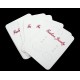 100 weisse Schmuckkarten 45x32mm Papier Schmuck Display Ohrringe - Schmuckzubehör