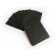 20 matte schwarze Schmuckkarten 65x50mm Papier ohne Schrift Schmuck Display Ohrringe - Schmuckzubehör