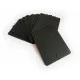 20 matte schwarze Schmuckkarten 65x50mm Papier ohne Schrift Schmuck Display Ohrringe - Schmuckzubehör - Leisure-Beads DIY