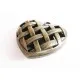 Bronzefarbener Herz Anhänger 36x35mm Trachtenherz Schmuckanhänger - Schmuckzubehör - Leisure-Beads DIY