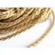 Ca. 1m synthetische goldfarben Lederkordel 4mm goldfarben Kunstlederband - Schmuckzubehör - Leisure-Beads DIY