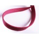 1m fuchsia Kunstlederband 10mm fuchsia Schmuckband in Wildlederoptik für Armbänder - Schmuckzubehör Lederband