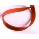 1m orangerot Kunstlederband 10mm orangerot Schmuckband in Wildlederoptik für Armbänder - Schmuckzubehör Lederband - Leisure-Beads DIY