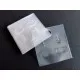 100 transparente Schmuckkarten 35x40mm ohne Text Schmuck Display Ohrringe Kunststoff - Schmuckzubehör - Leisure-Beads DIY