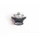 1x silber Strass Krone Schiebeperle 15x13mm flache silber Perle als Krone - Schmuckzubehör Schiebeperle - Leisure-Beads DIY
