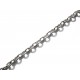 1m filigrane silberfarbene Kette 1,5x2mm silber Gliederkette - Schmuckzubehör