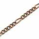 10m kupfer Kette 7,5x3,1mm und 4,2x3,2mm kupferfarbene Gliederkette - kupfer Schmuckzubehör - Leisure-Beads DIY