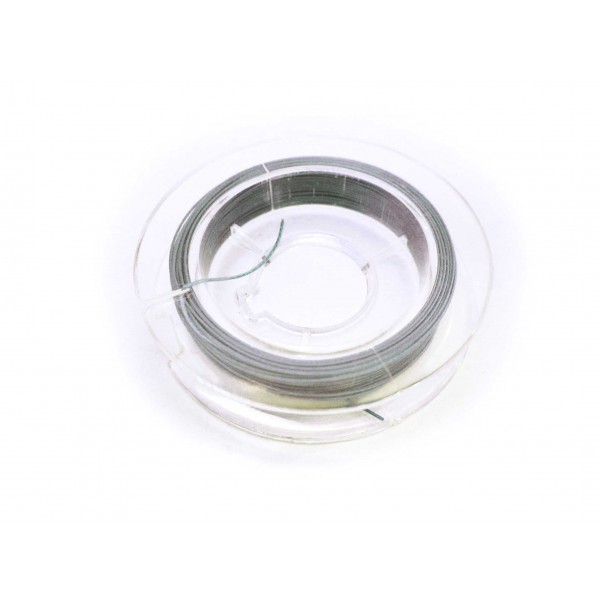 9m Schmuckdraht silberfarben 0,3mm nylonummantelt - Schmuckzubehör - Leisure-Beads DIY