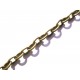 10m bronzefarbene Kette 2,5x3,5mm bronze Gliederkette - bronze Schmuckzubehör