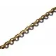 10m vergoldete Kette 3x2mm goldfarben Gliederkette - goldfarben Schmuckzubehör - Leisure-Beads DIY