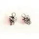 2x silber Kiefernzapfen 12x7x6mm Schmuckanhänger silberfarbene Anhänger - Schmuckzubehör - Leisure-Beads DIY