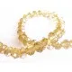 10x champagner geschliffene Kristallglasperlen 8x6mm mit Glanz - Schmuckzubehör Kristallglasperlen - Leisure-Beads DIY