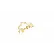 1x 10mm Bandklemme goldfarben Verschluss mit Karabiner und Kette - Schmuckzubehör - Leisure-Beads DIY