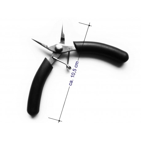 Leisure-Beads - Kleine Rundzange / Spitzzange schwarz - Schmuckzubehör Schmuckwerkzeug