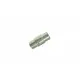1x silber Bajonett Magnetverschluss 17x8.5mm in glatter Zylinderform - Schmuckzubehör Magnetverschluss - Leisure-Beads DIY