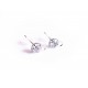 2 Stück / 1 Paar Strass Ohrstecker mit Öse 7,5x4,5mm Strassstein Durchmesser - Schmuckzubehör zum Ohrringe selbermachen