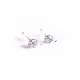 2 Stück / 1 Paar Strass Ohrstecker mit Öse 7,5x4,5mm Strassstein Durchmesser - Schmuckzubehör zum Ohrringe selbermachen - Leisure-Beads DIY