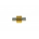 Gold- silberfarbener Magnetverschluss 18x10mm Einkleben Schmuckzubehör