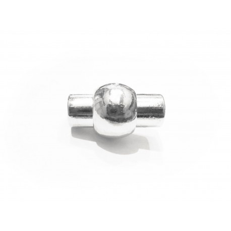 Leisure-Beads - 1x Magnetverschluss Innen 6,5mm 14x22,5mm silberfarben zum Einkleben - Schmuckzubehör