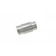 1x silber Magnet Verschluss 17x9mm innen 6,5mm Verschluss zum Einkleben Zylinder - silber Schmuckzubehör - Leisure-Beads DIY