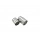 1x silber Magnet Verschluss 17x9mm innen 6,5mm Verschluss zum Einkleben Zylinder - silber Schmuckzubehör