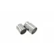 1x silber Magnet Verschluss 17x9mm innen 6,5mm Verschluss zum Einkleben Zylinder - silber Schmuckzubehör - Leisure-Beads DIY