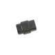 1x gunmetal Magnet Verschluss 20x15x11,5mm innen 10x7mm Verschluss zum Einkleben Zylinder - gunmetal Schmuckzubehör