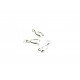 1x silber Collierschlaufe 26x8mm Anhängerhaken in silber - Schmuckzubehör Collierschlaufe