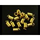 10x goldfarben Spiralendkappe 8x4mm goldfarben Endkappen goldfarben Einklebhülsen - goldfarben Schmuckzubehör