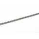 50cm geflochtene silber Schmuckkette 2mm silber Seilkette geflochten - Schmuckzubehör