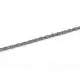 50cm geflochtene silber Schmuckkette 2mm silber Seilkette geflochten - Schmuckzubehör - Leisure-Beads DIY