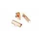 10x Rosegoldfarben Bandklemme 16mm rosegoldfarben - Rosegoldfarben Schmuckzubehör - Leisure-Beads DIY