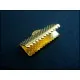 Samtbandklemme 16mm Bandklemme goldfarben - Schmuckzubehör - Leisure-Beads DIY