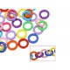 25 Stück bunte Kettenglieder 18mm aus Acryl bunte Ketten selber machen - Schmuckzubehör Gliederkette