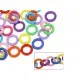 25 Stück bunte Kettenglieder 18mm aus Acryl bunte Ketten selber machen - Schmuckzubehör Gliederkette - Leisure-Beads DIY
