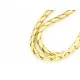 Ca. 1m goldfarben Lederkordel 5mm synth. goldfarben Kunstlederband - Schmuckzubehör - Leisure-Beads DIY