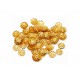 Filigrane goldfarbene Perlenkappen 9x1,5mm - Schmuckzubehör Perlenkappe