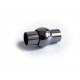 1x gunmetal Magnet Verschluss 9x16,5mm innen 5mm Verschluss zum Einkleben Zylinder - gunmetal Schmuckzubehör