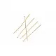 Hellgoldfarben Nietstifte 50mm goldfarben Schmuckdraht mit Kopf - Schmuckzubehör Nietstifte - Leisure-Beads DIY