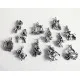 10 silber Sternzeichen Anhänger im Mix 14-18mm silberfarben Schmuckanhänger Sternzeichen - Schmuckzubehör - Leisure-Beads DIY