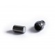 1x gunmetal Magnet Verschluss 9x16,5mm innen 5mm Verschluss zum Einkleben Zylinder - gunmetal Schmuckzubehör