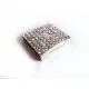 1x rosegoldfarben Magnet Verschluss mit Strass 25x22,50x6mm innen 20x2mm rosegoldfarben Verschluss zum Einkleben - rosegoldfarb - Leisure-Beads DIY