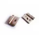 1x rosegoldfarben Magnet Verschluss mit Strass 25x22,50x6mm innen 20x2mm rosegoldfarben Verschluss zum Einkleben - rosegoldfarb - Leisure-Beads DIY