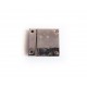 1x rosegoldfarben Magnet Verschluss mit Strass 25x22,50x6mm innen 20x2mm rosegoldfarben Verschluss zum Einkleben - rosegoldfarb