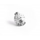Silberfarbener Strass Magnet Verschluss 14x18mm Innen 7mm Edelstahl Verschluss zum Einkleben Zylinder - Schmuckzubehör