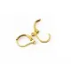Goldfarben Brisuren 16x10mm geschlossene Ohrhaken Ohrfedern - Schmuckzubehör - Leisure-Beads DIY
