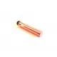 2x rosegoldfarben Bandklemme Kettenverbinder 21x6mm Chandelierverteiler Einklebhülse - rosegoldfarben Schmuckzubehör - Leisure-Beads DIY