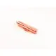 2x rosegoldfarben Bandklemme Kettenverbinder 21x6mm Chandelierverteiler Einklebhülse - rosegoldfarben Schmuckzubehör - Leisure-Beads DIY